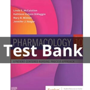 Test Bank Pharmacology A Patient Centered Nursing Process Approach 10th Edition