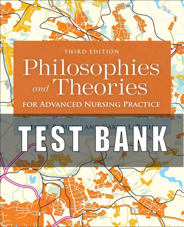 Test Bank For Philosophies and Theories for Advanced Nursing Practice 3rd Edition All Chapters