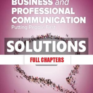 Solutions Manual for Business and Professional Communication 2nd Edition Floyd