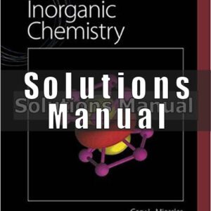 Solutions Manual for Inorganic Chemistry 5th Edition Miessler