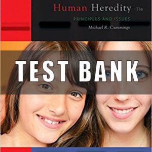 Test Bank Human Heredity Principles and Issues 11th Edition