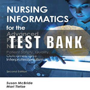 Test Bank for Nursing Informatics for the Advanced Practice Nurse 2nd Edition