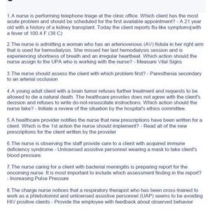 Hesi Leadership Exit exam Version 2 graded A material 2023