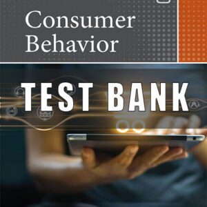 Test Bank for Test Bank for Consumer Behavior 8th Edition Hoyer