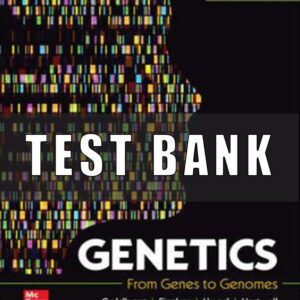 Test Bank for Genetics From Genes to Genomes, 7th Edition, Michael Goldberg,