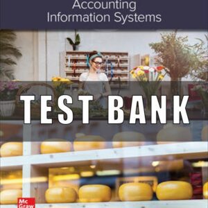 Test Bank for Accounting Information Systems, 3rd Edition, Vernon Richardson, Chengyee Chang, Rod Smith