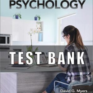 TEST BANK FOR EXPLORING PSYCHOLOGY, 12TH EDITION